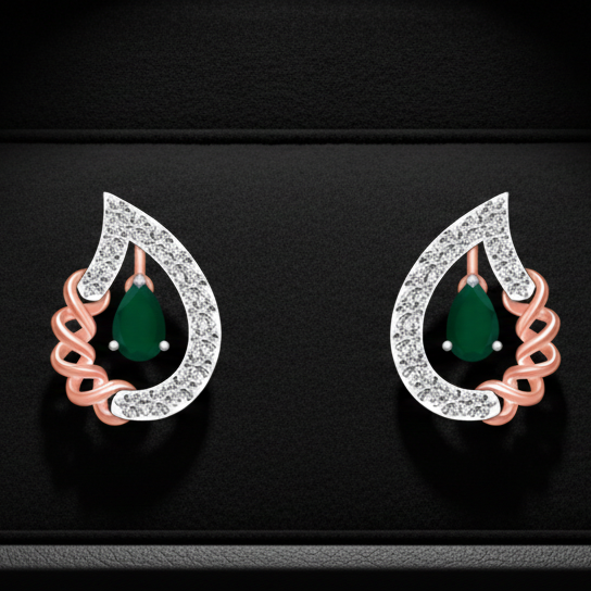 Diamond Gleam Drop Earrings