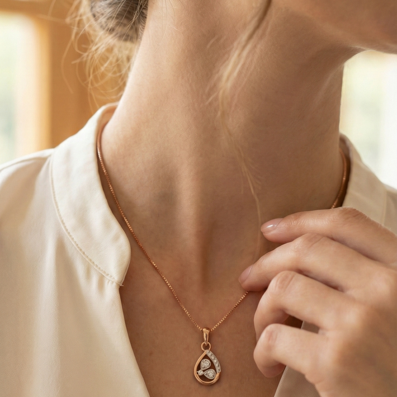 Diamond Opalence Pendant
