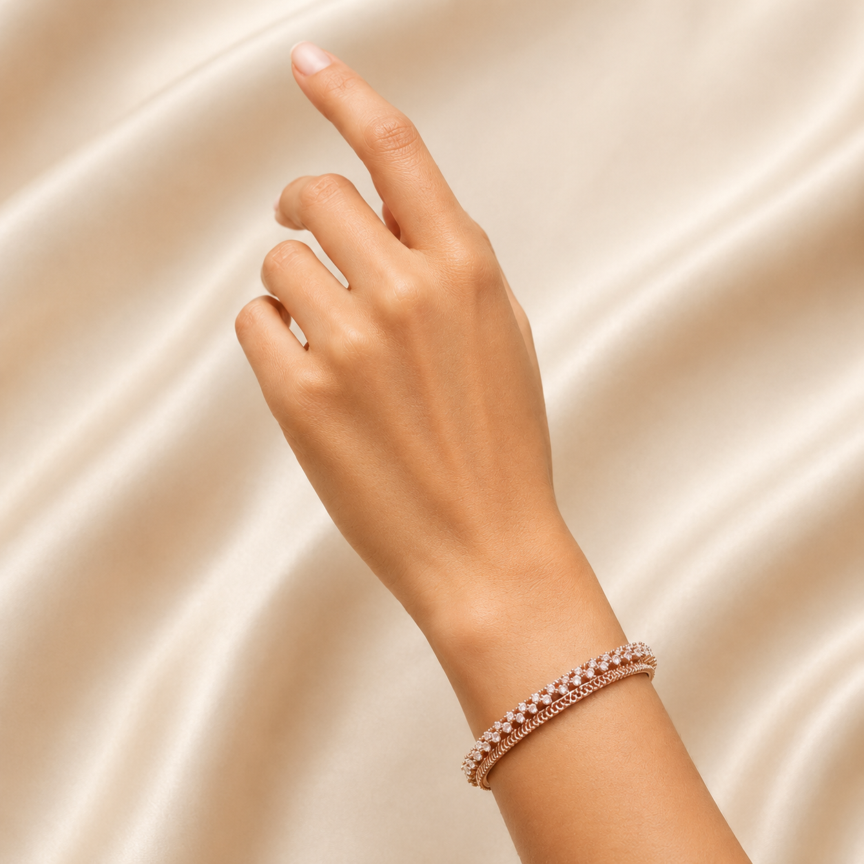 Elite Radiance Diamond Bangles