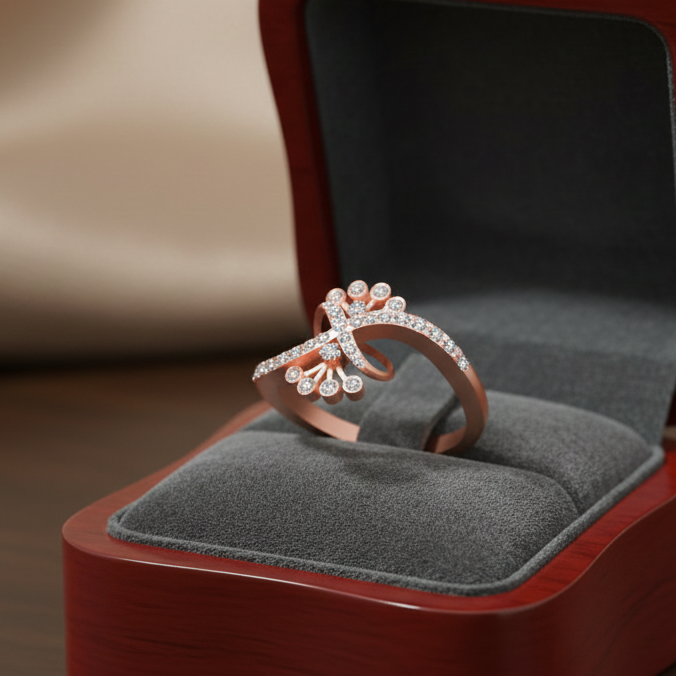 Diamond Regal Velvet Ring