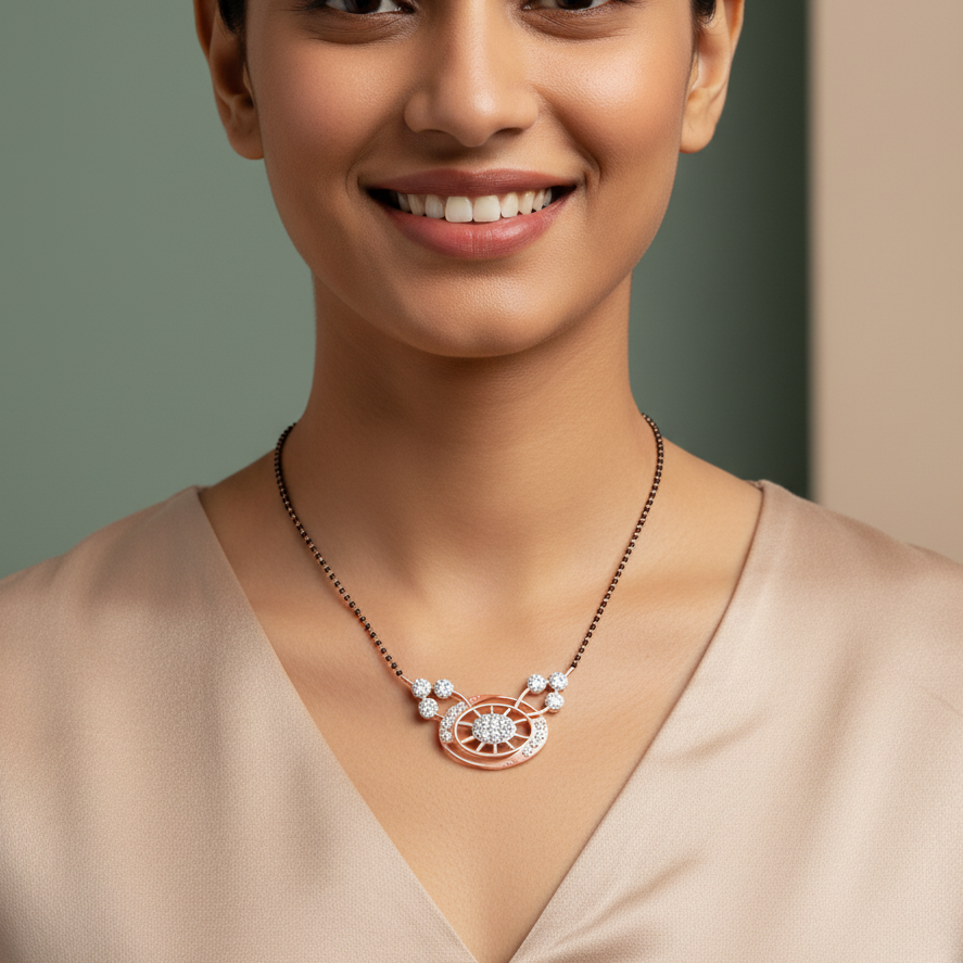 Graceful Gold Diamond Tanmaniya for Women - 3