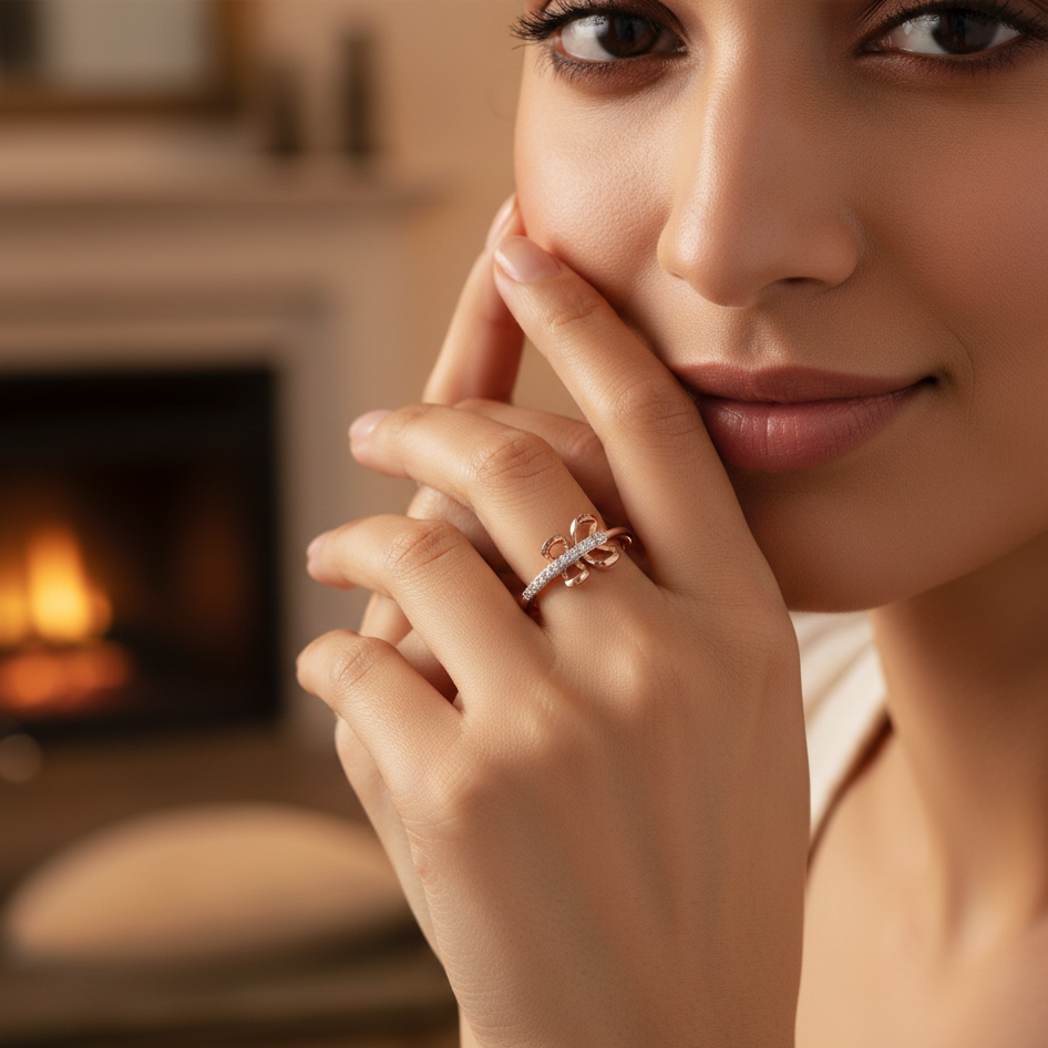 Diamond Velvet Ivy Ring - 3