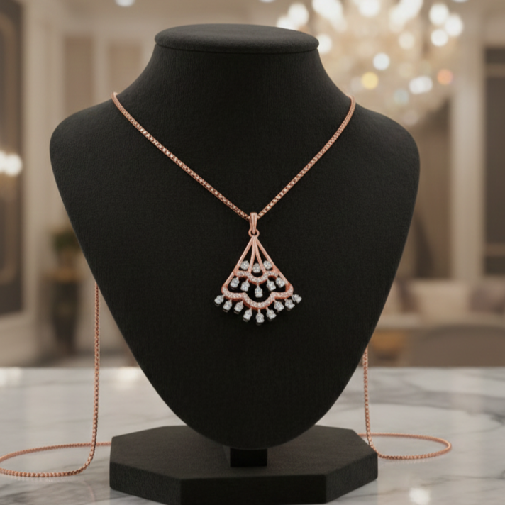 Infinity Spark Diamond Pendant