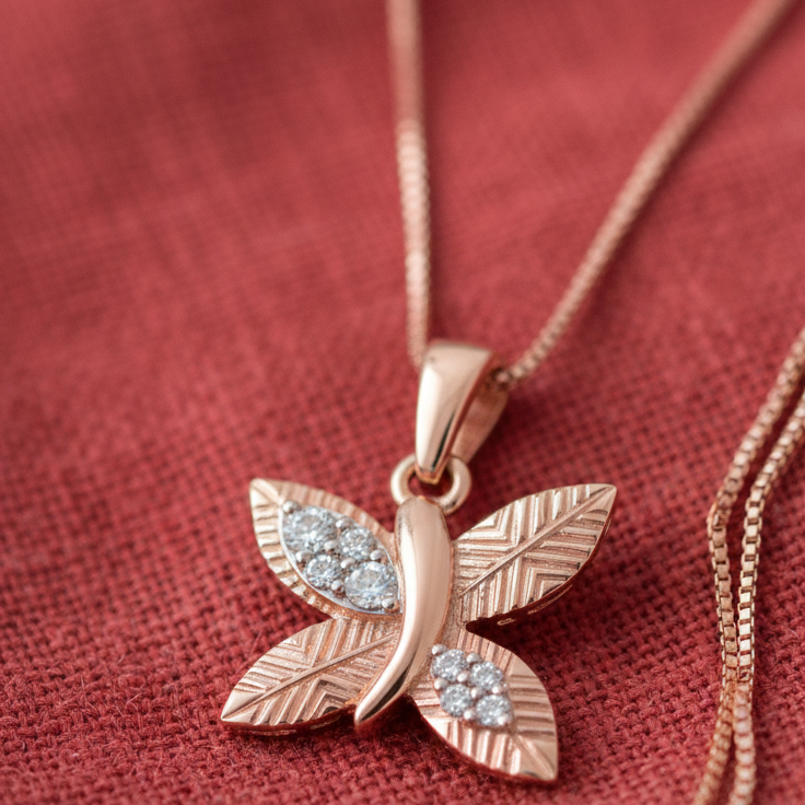 Premium Shimmer Diamond Pendant