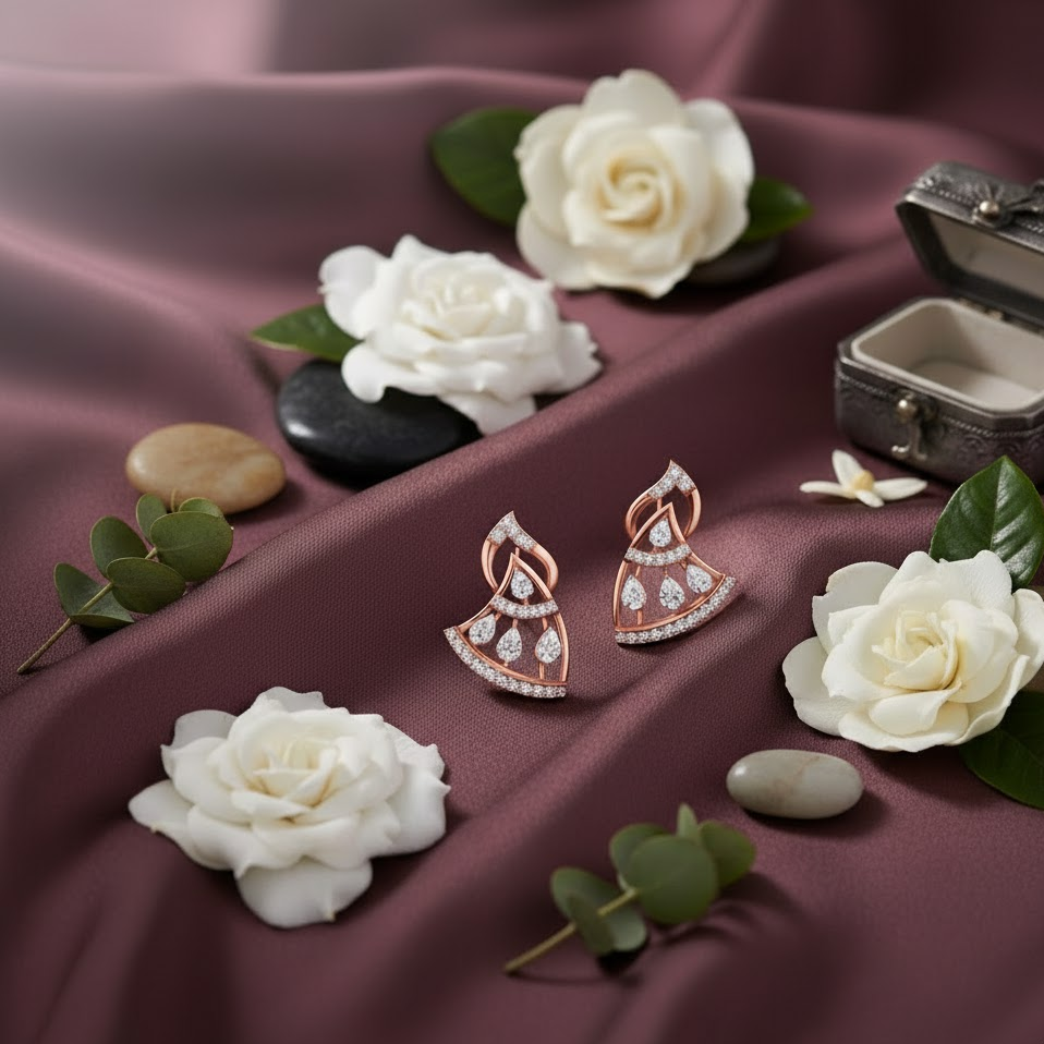 Diamond Shine Dangler Earrings