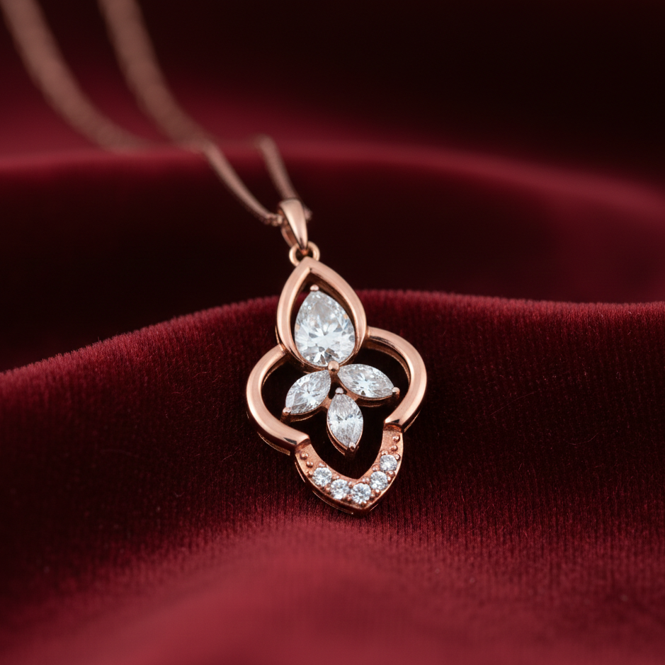 Luxe Line Diamond Pendant