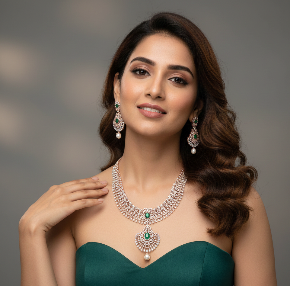 Grand Heirloom Diamond Haram - 3