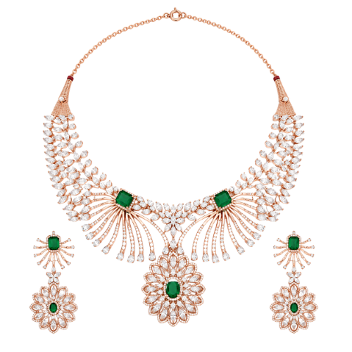 Diamond Necklace Set