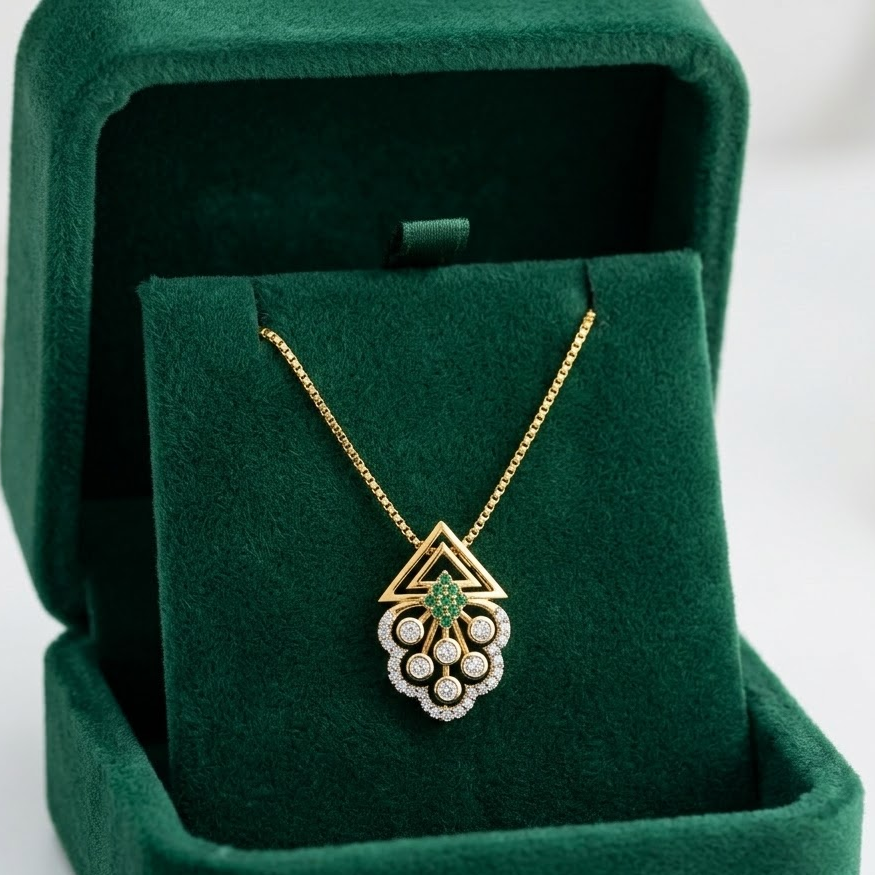 Lightwoven Diamond Pendant - 3