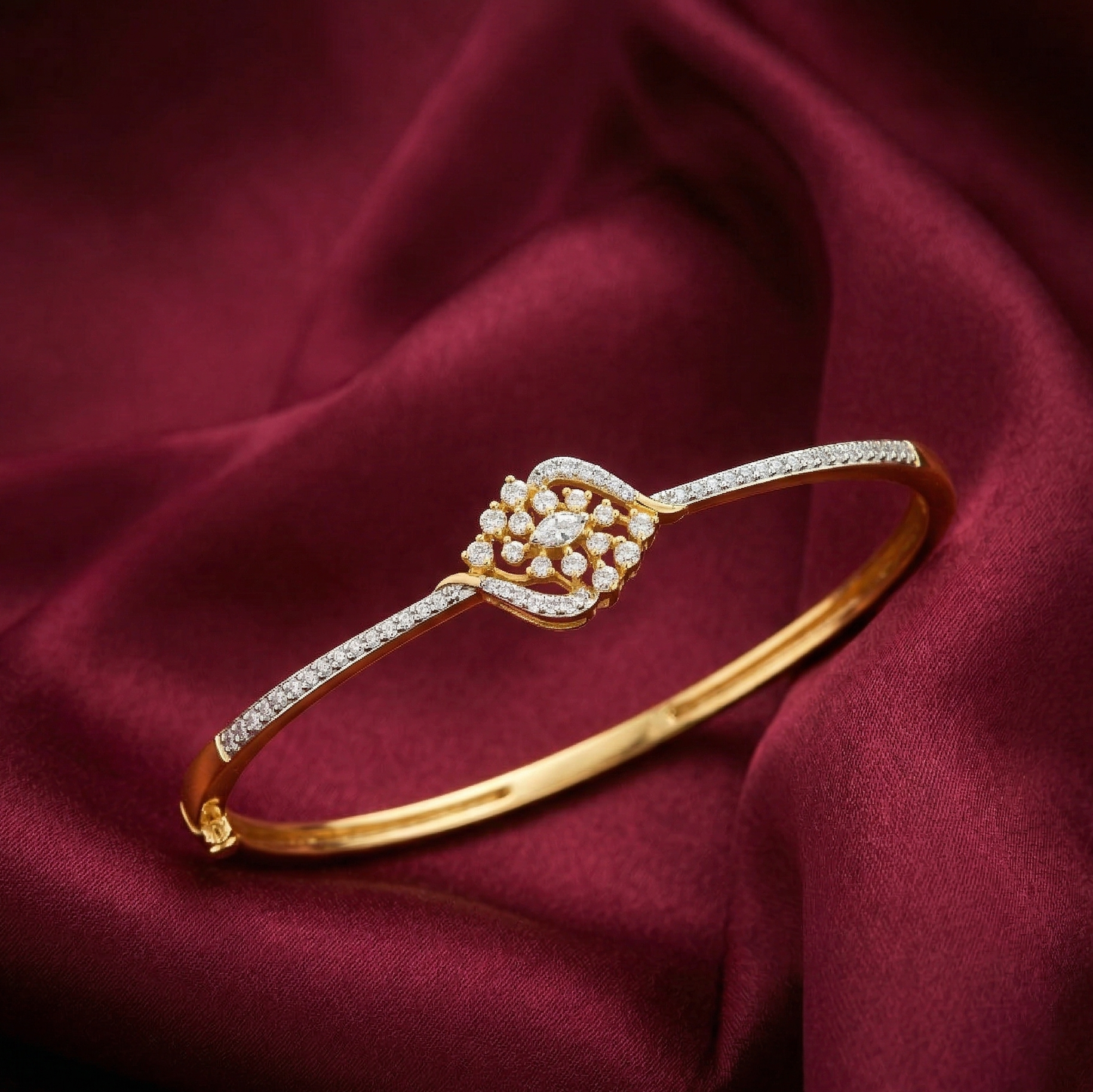 Diamond Radiance Loop Bracelet