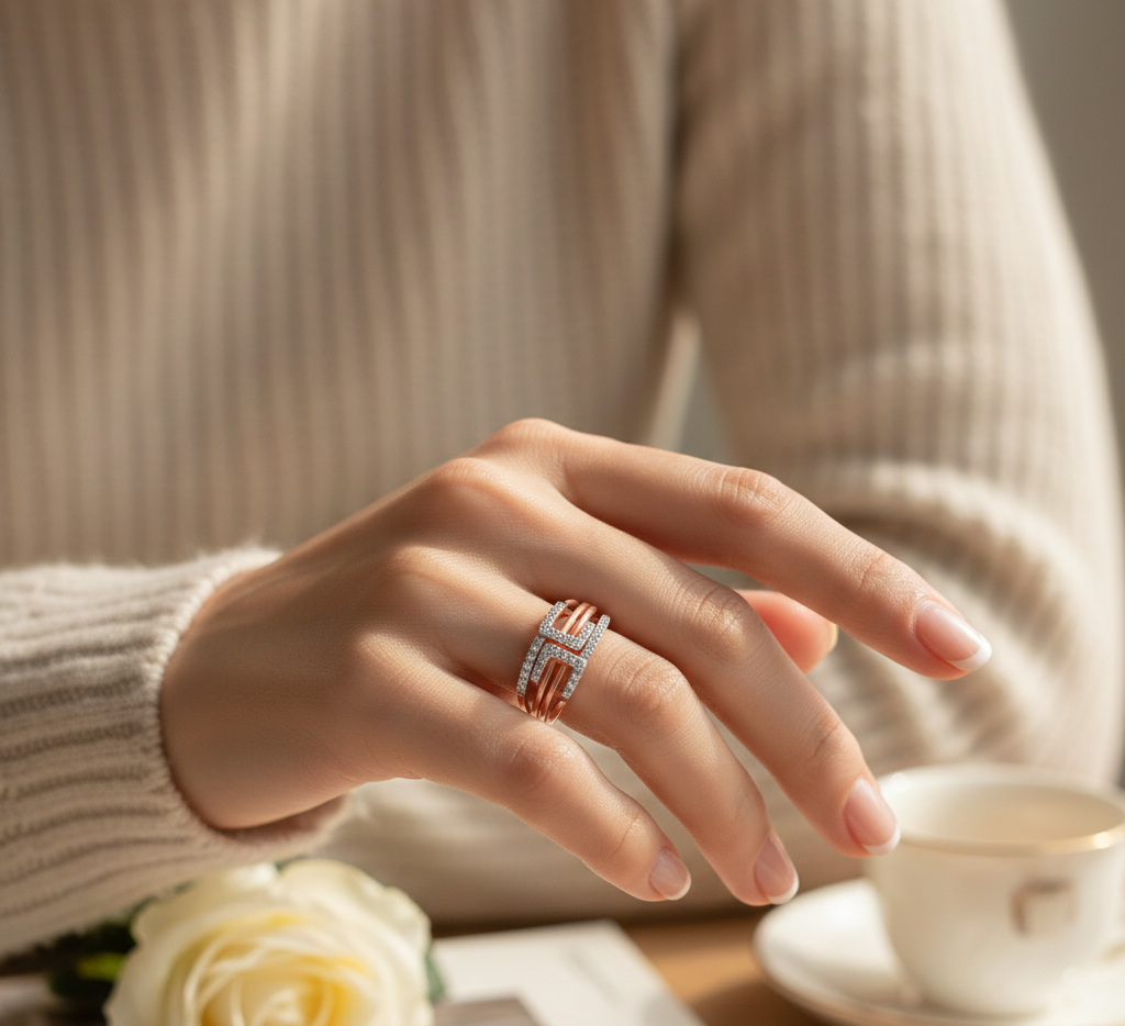 Luxe Majesty Diamond Ladies Ring
