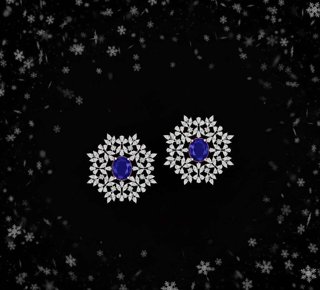 Elite Spark Diamond Stud Earrings