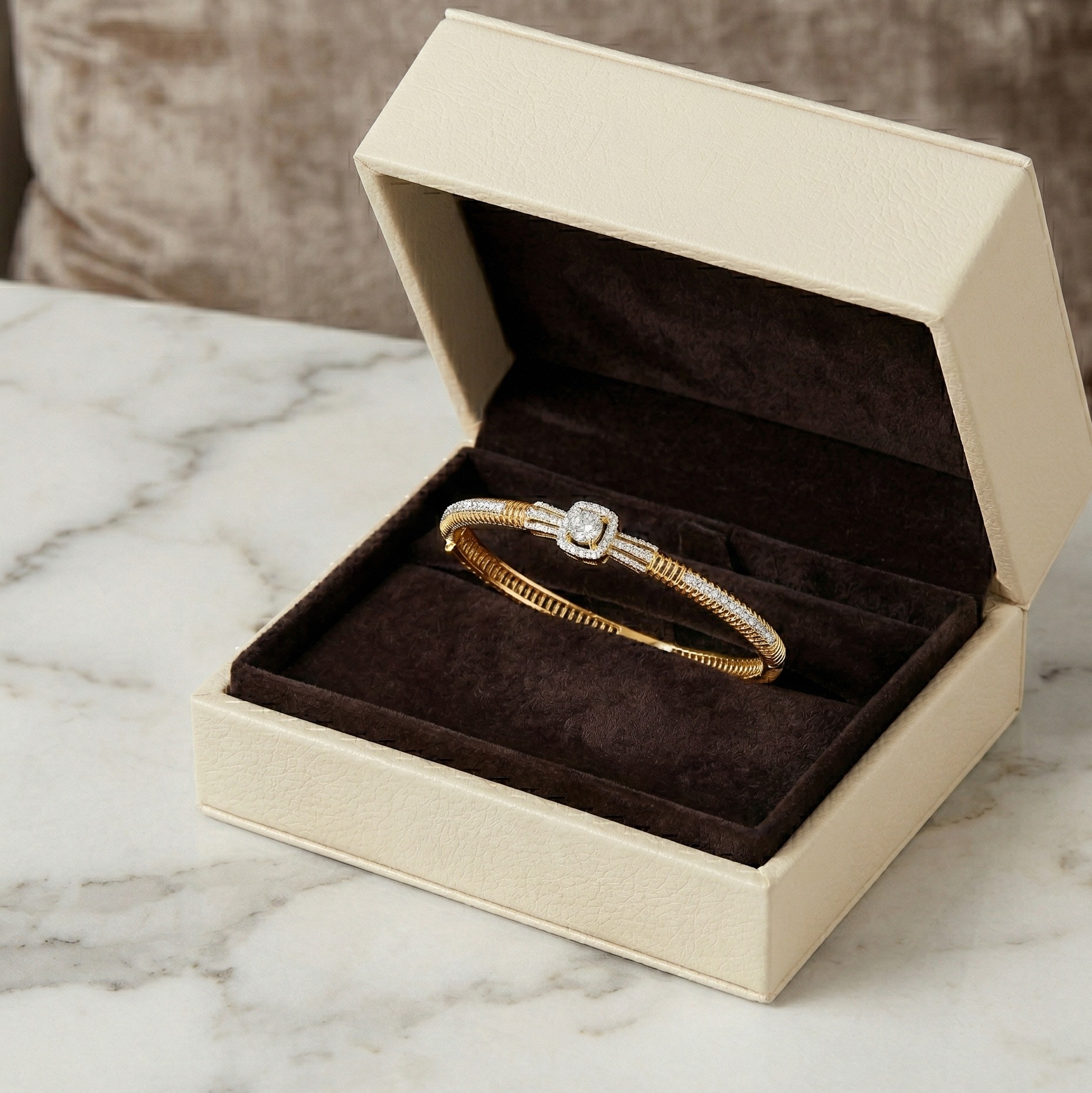 Crystal Aura Diamond Bracelet