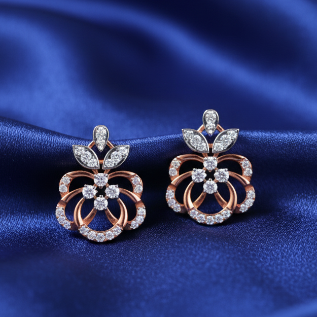 Infinite Sway Dangler Diamond Earrings