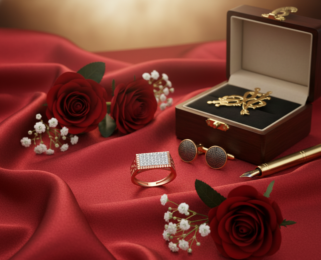 Premium Radiance Diamond Gents Ring - 3