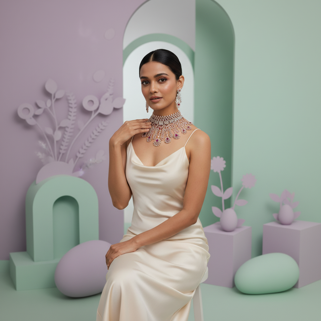Diamond Grace Bridal Jewellery Set - 4
