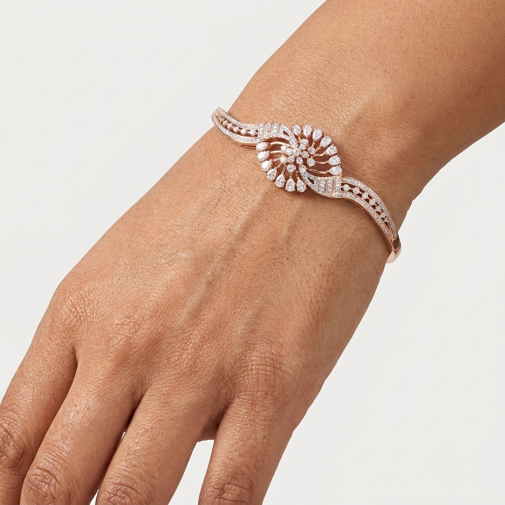 Diamond Designer Link Bracelet