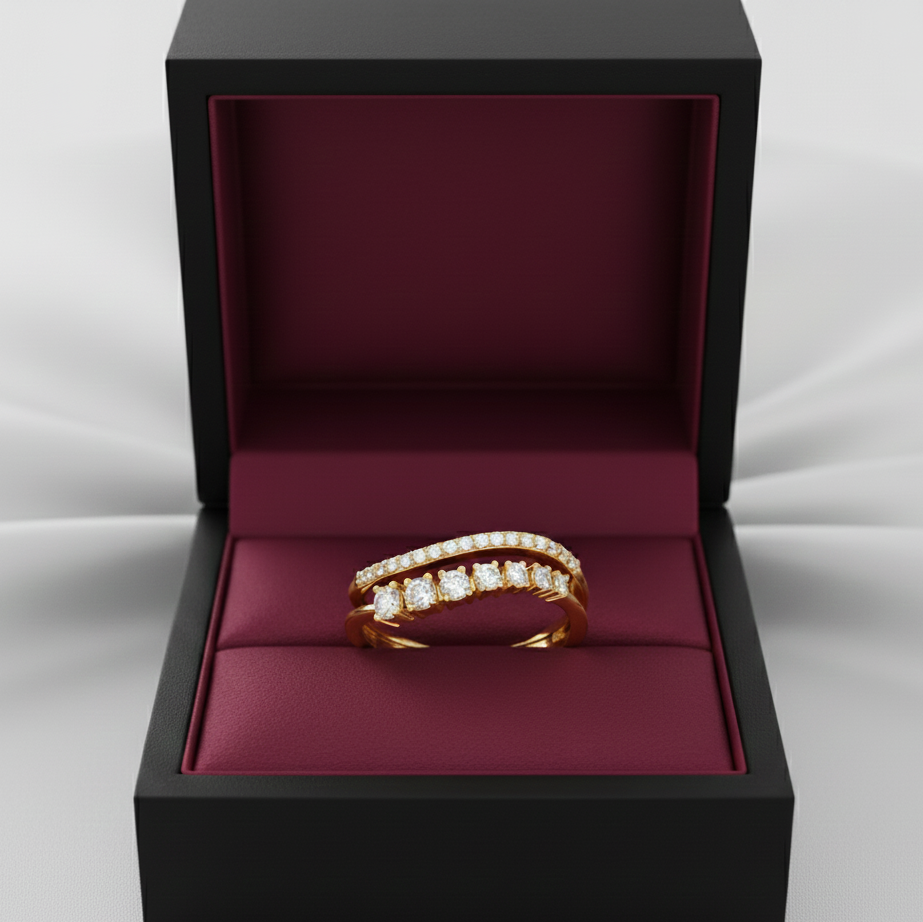 Luxe Royal Aura Diamond Ring - 3