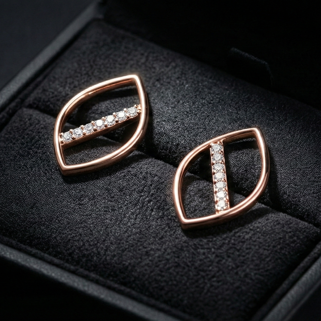 Timeless Luxe Diamond Pendant Earrings