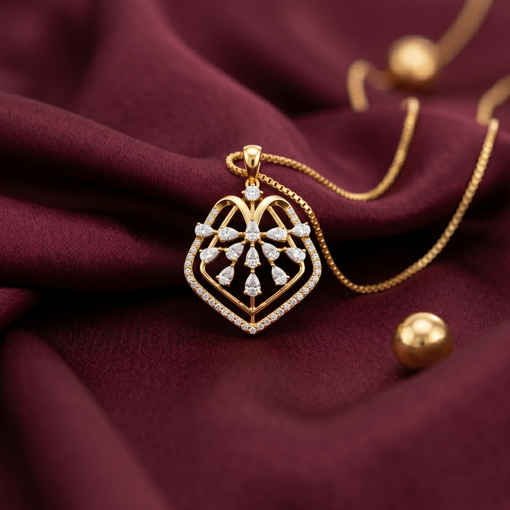 Elowen Diamond Pendant