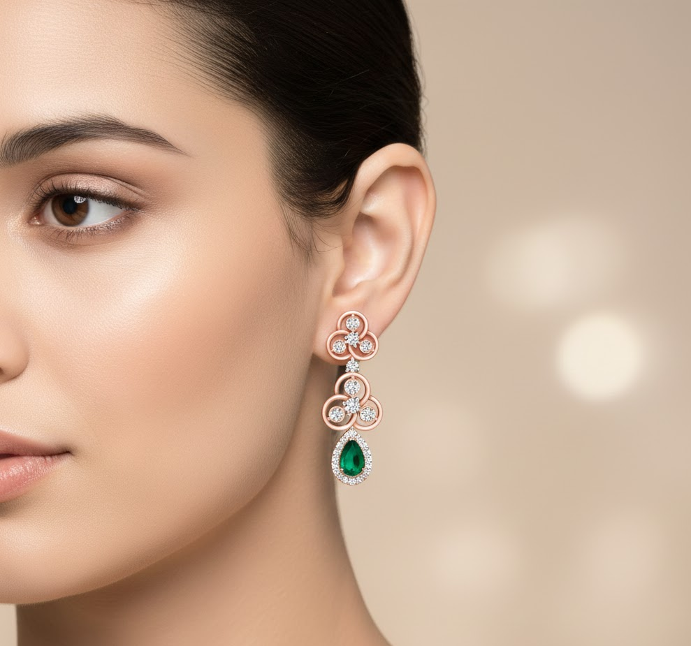 Charmline Diamond Dangler Earrings