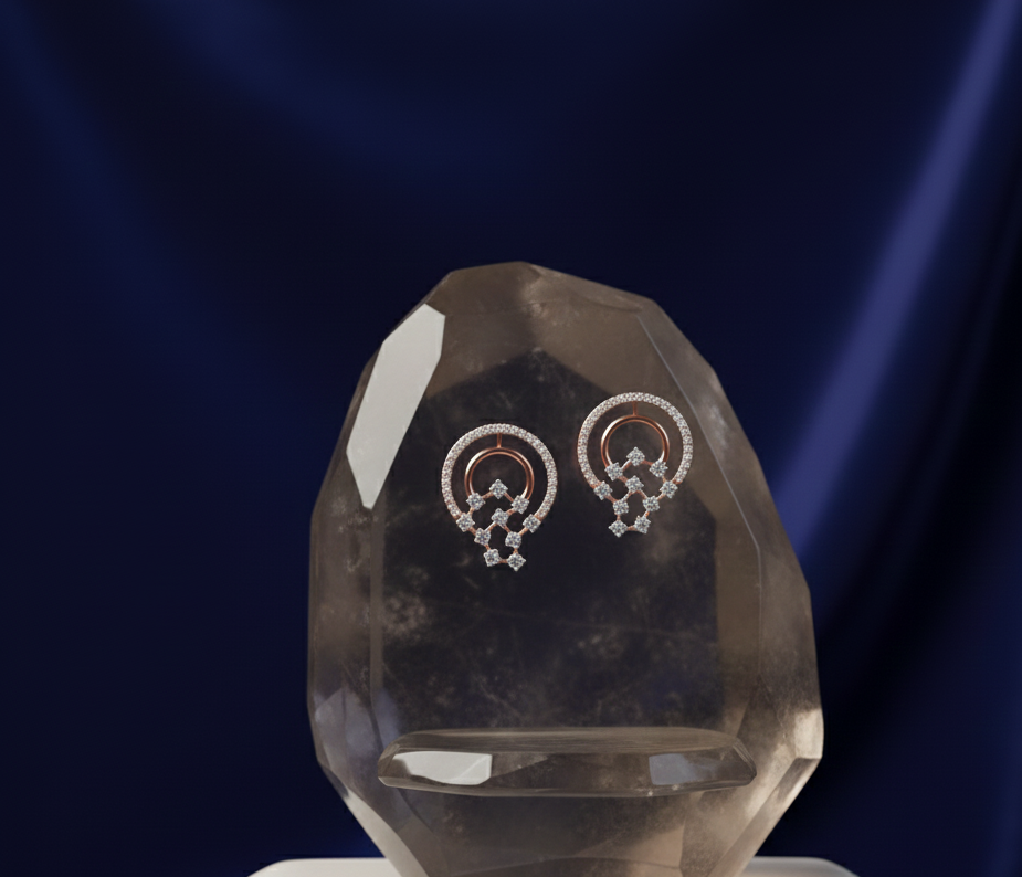 Enigma Diamond Earrings - 6