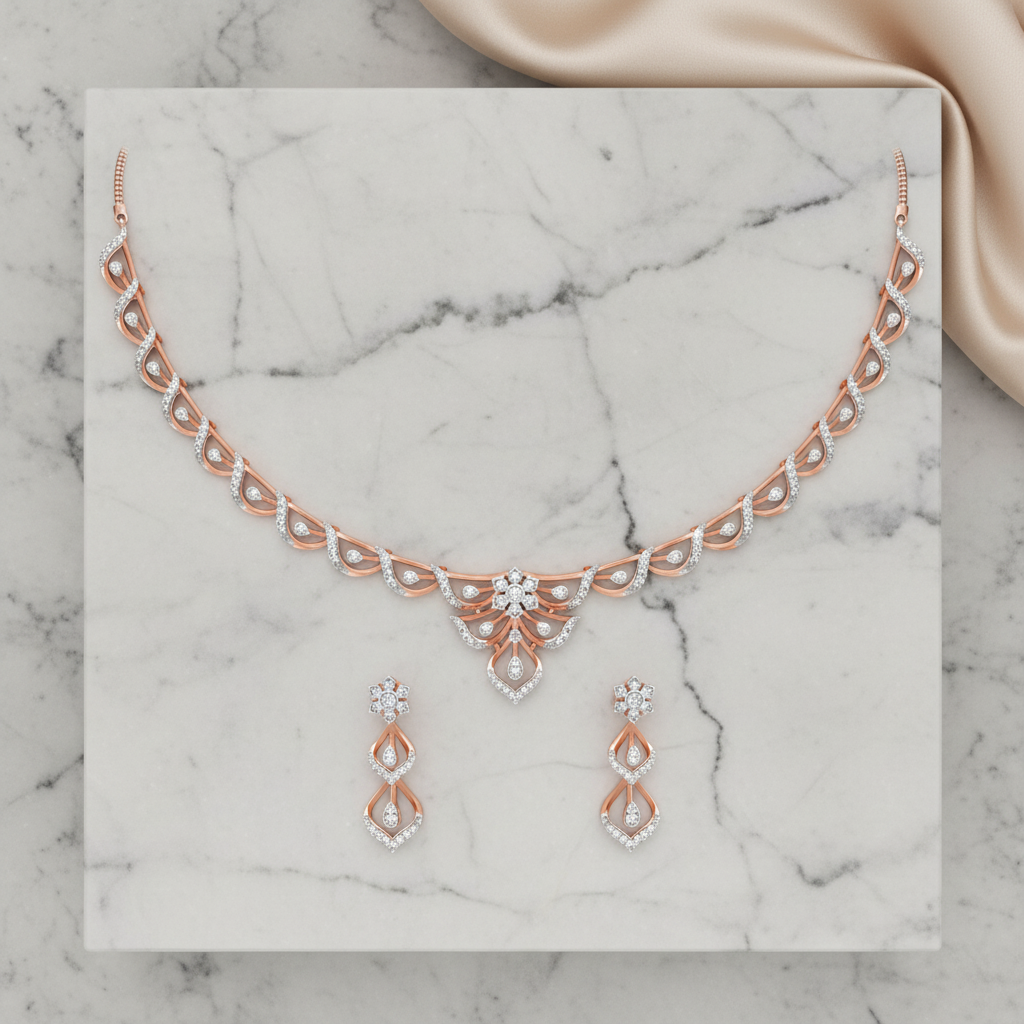 Signature Diamond Elegance Necklace Set