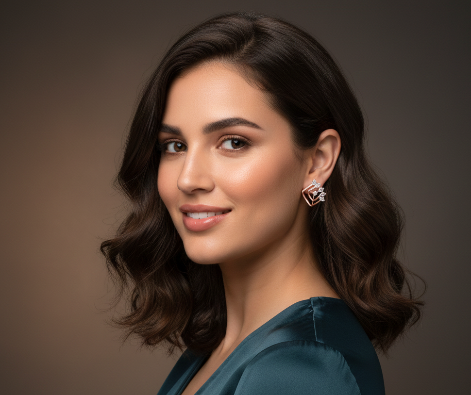 Diamond Spark Fusion Earrings - 3