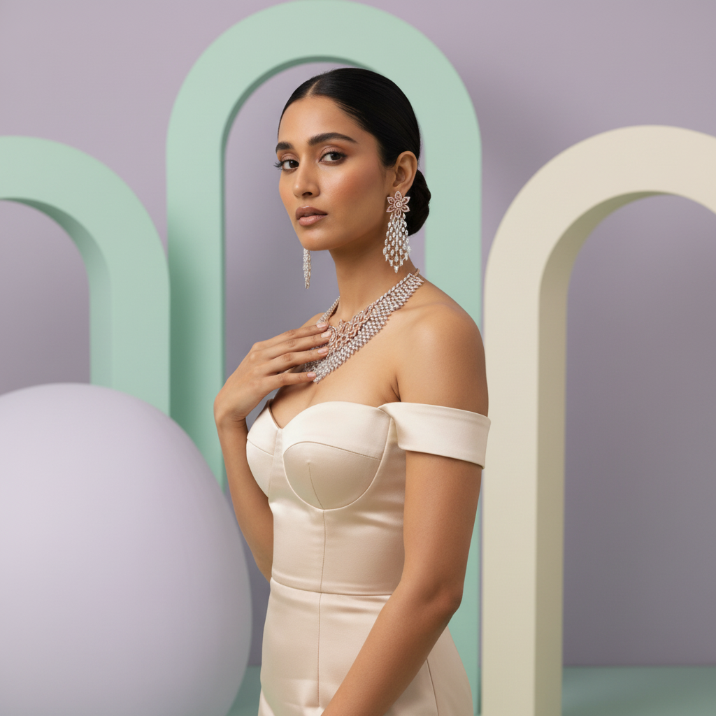 Luxe Bridal Diamond Necklace Collection - 4
