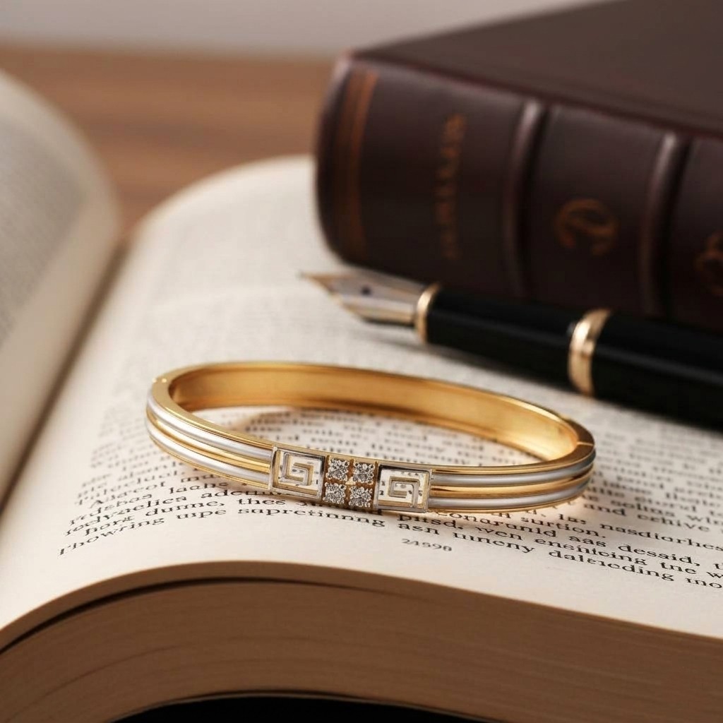 Serene Ethereal Diamond Bangle