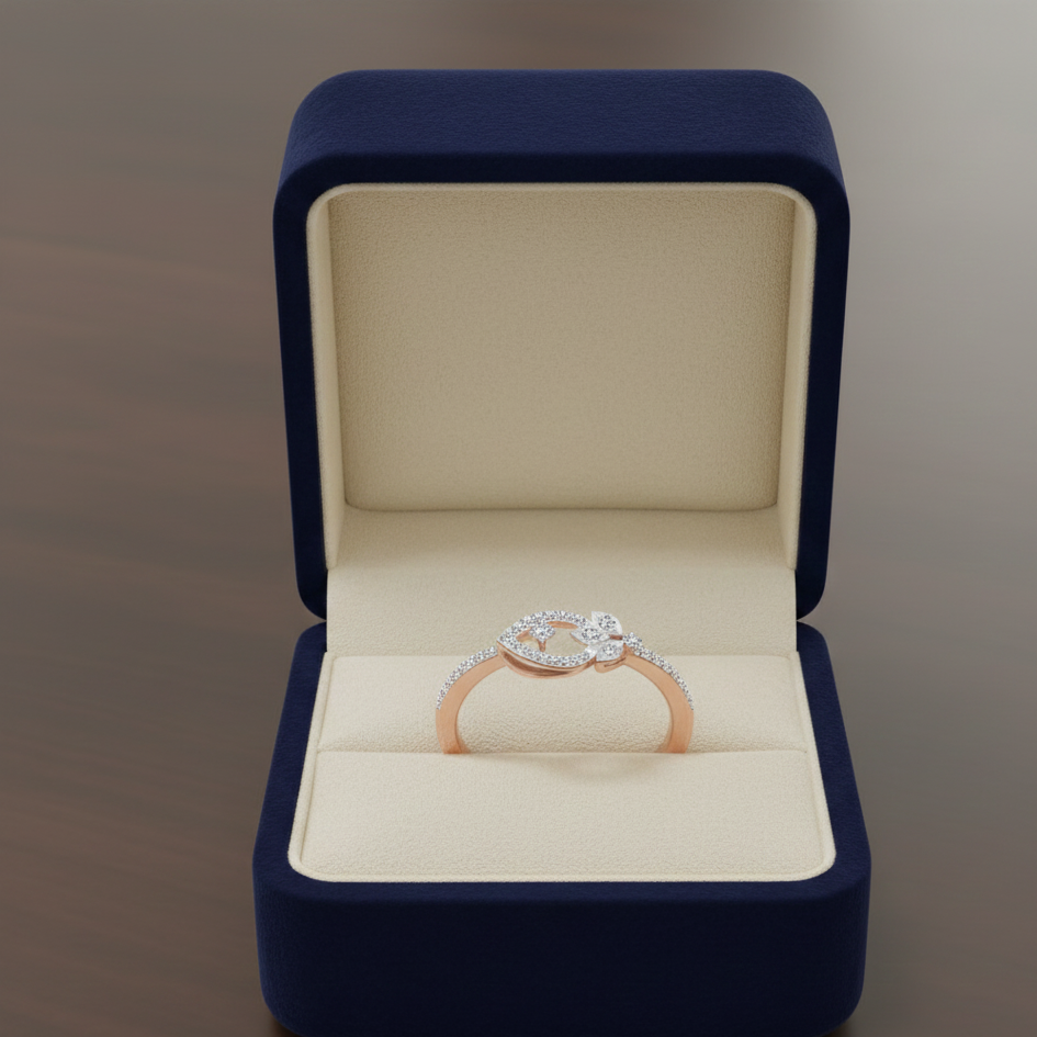 Noble Bloom Diamond Ladies Ring