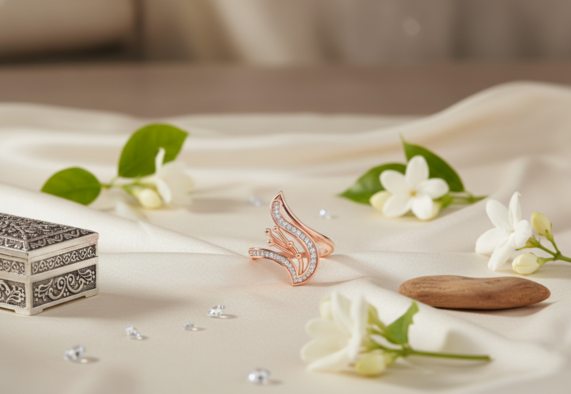 Celestial Grace Diamond Ladies Ring