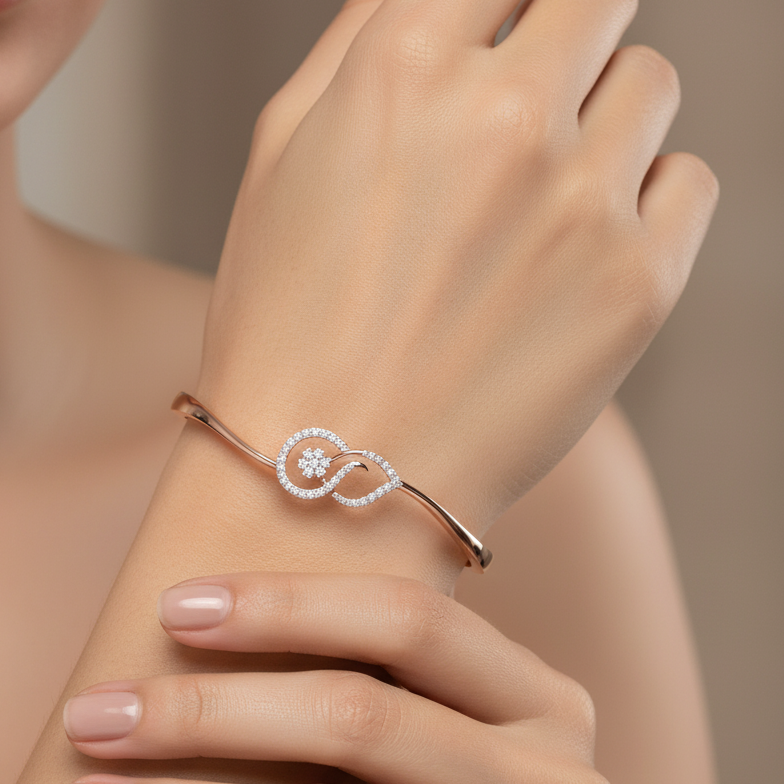 Shining Line Diamond Bracelet