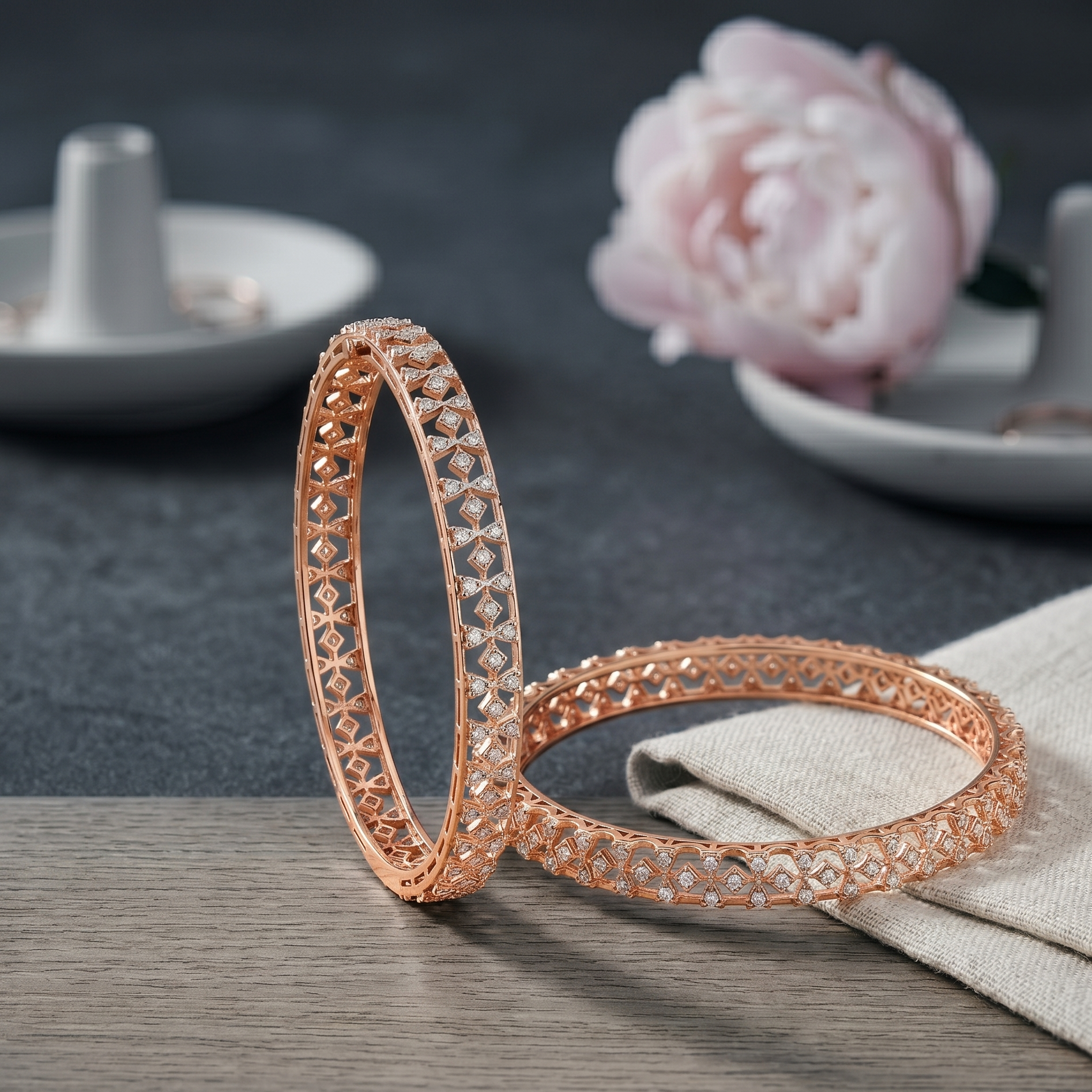 Premium Occasion Diamond Bangles