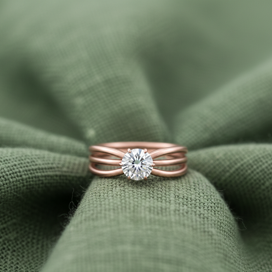 Regal Velvet Diamond Ring