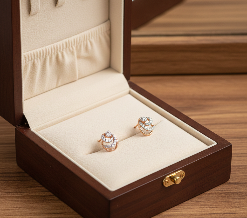 Diamond Luxe Stud Earrings