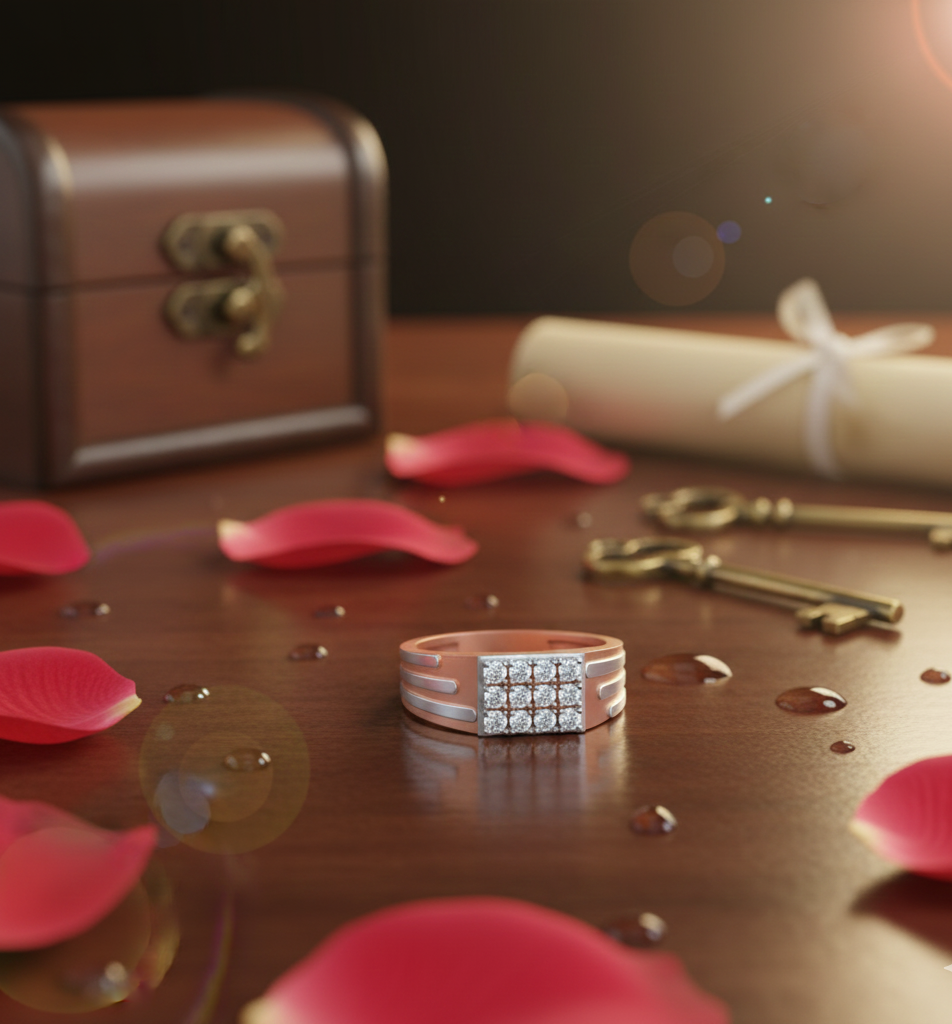 Bold Heritage Diamond Gents Ring - 3