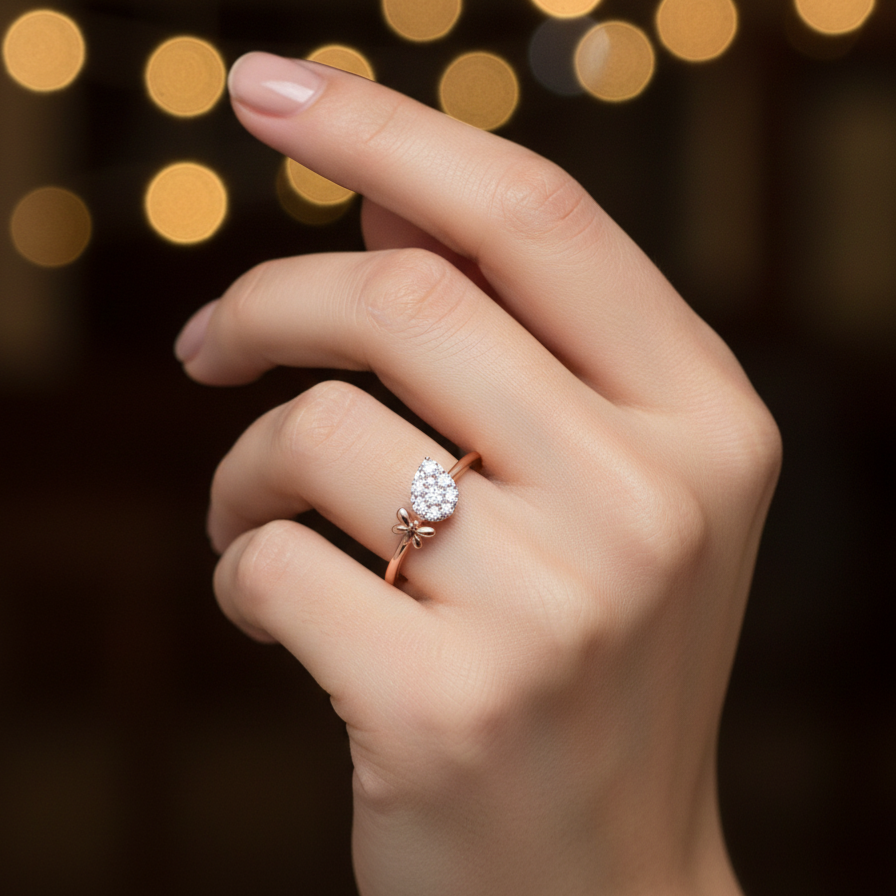 Queenly Crest Diamond Ring - 3