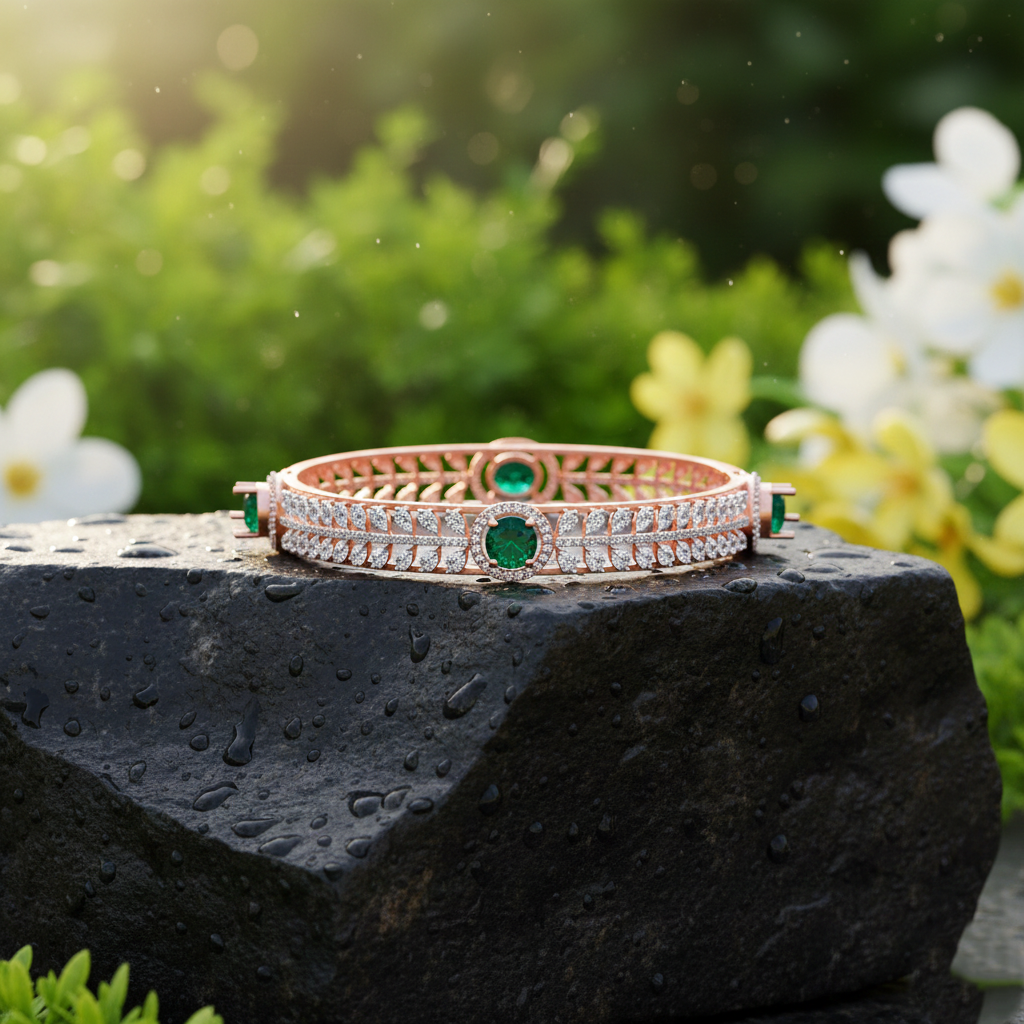 Monarch Spark Diamond Bangle