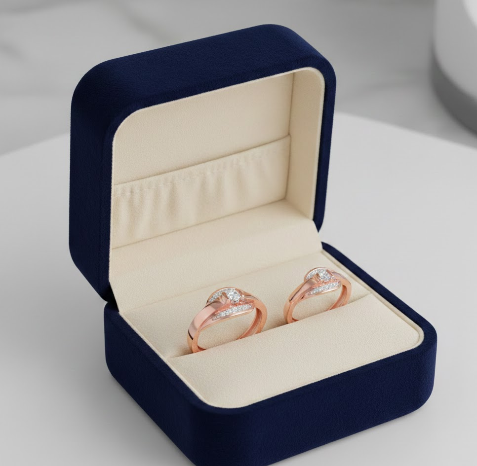 Graceful Diamond Couple Band