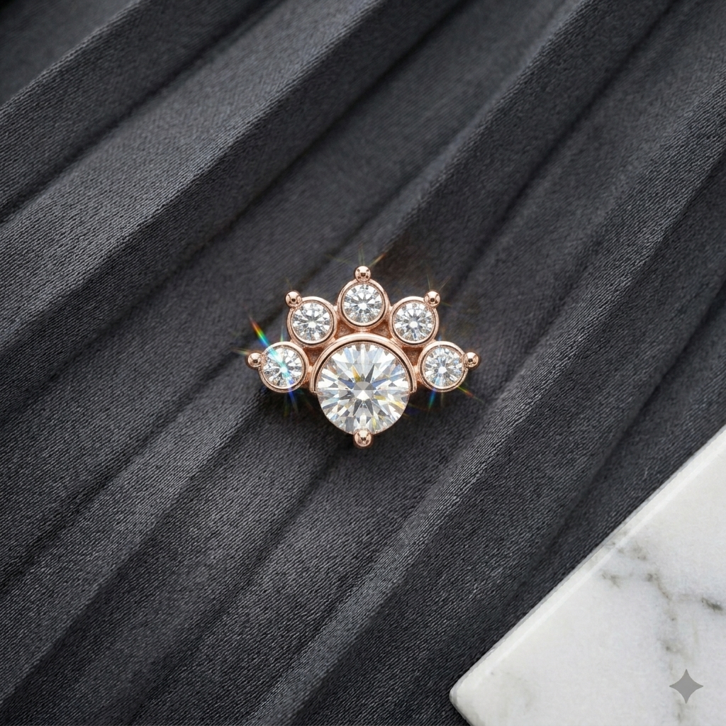Refined Shine Diamond Nosepin