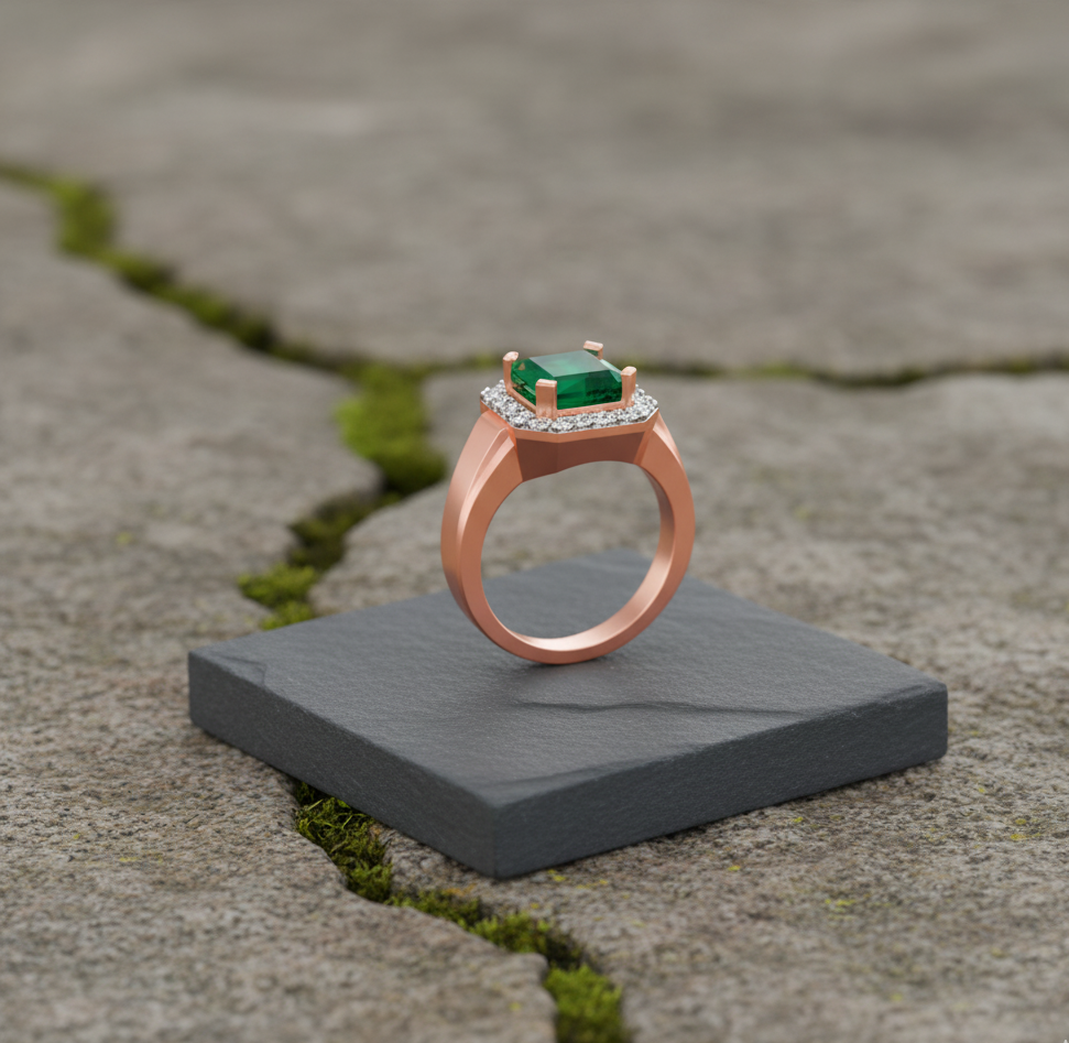 Signature Noble Diamond Gents Ring - 3