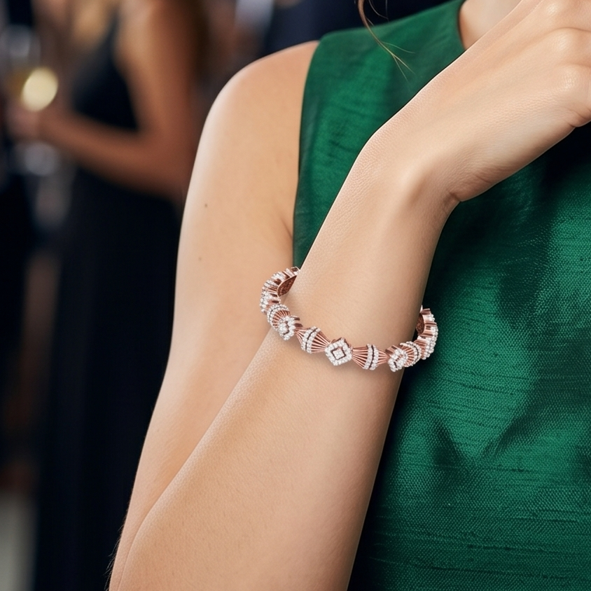 Diamond Aura Bangles