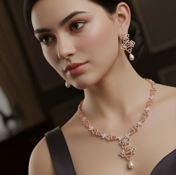 Eternal Diamond Necklace for Wedding Style