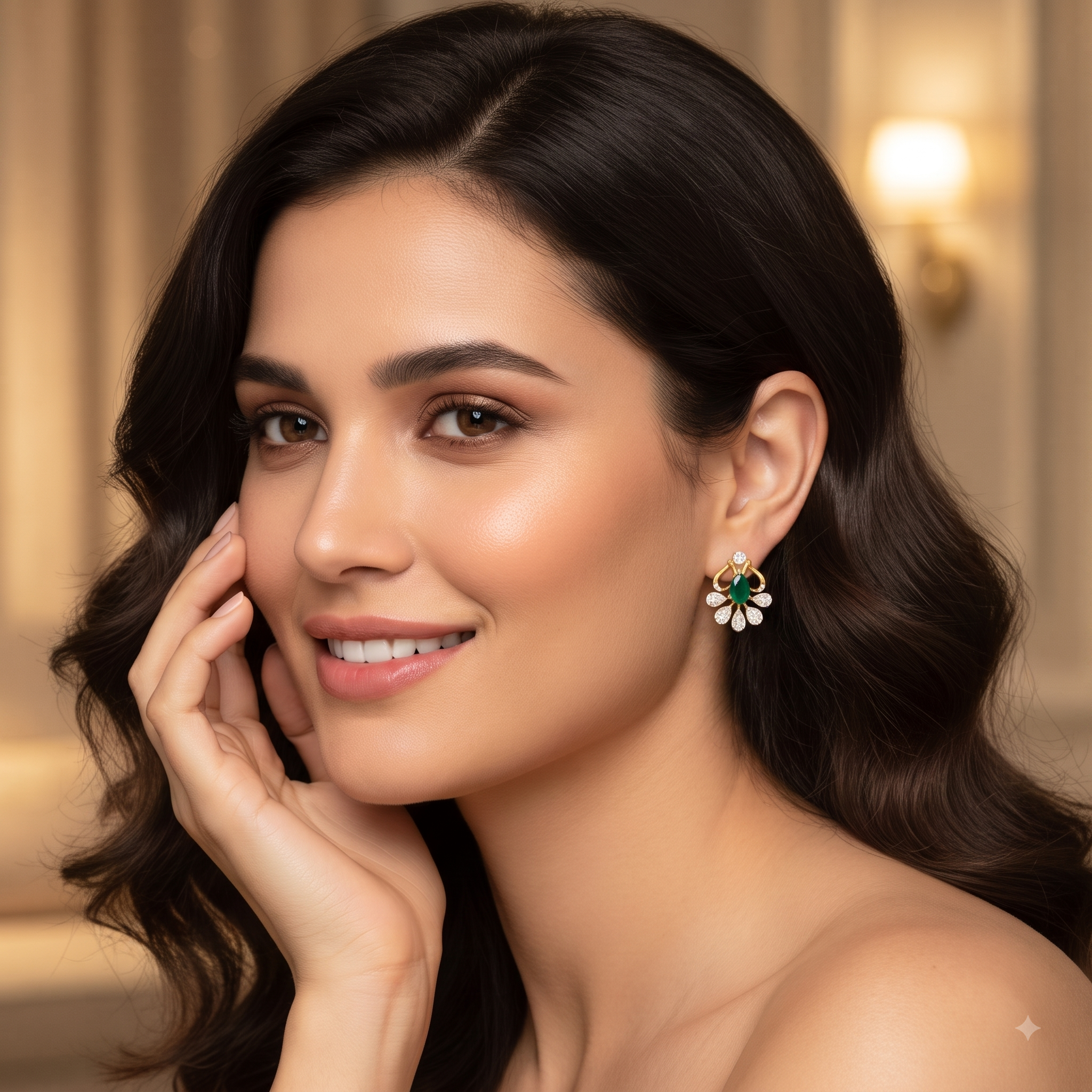 Luxury Craft Diamond Stud Earrings - 3