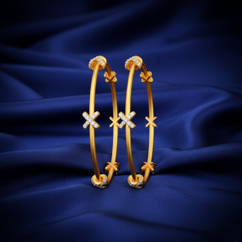 Crown Radiance Diamond Bangle