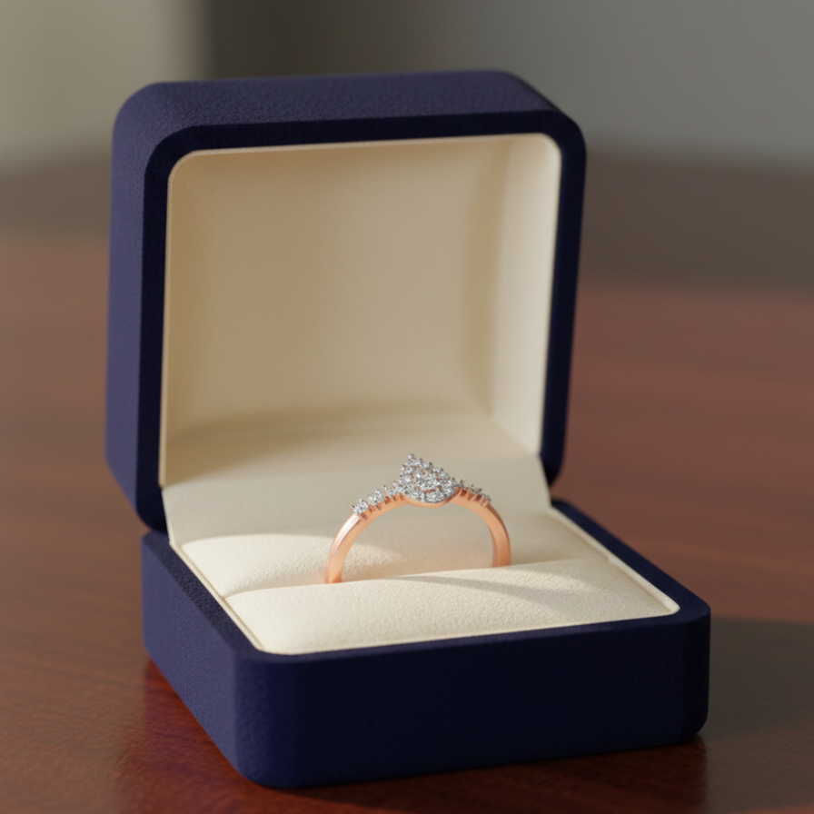 Queens Radiant Diamond Ring