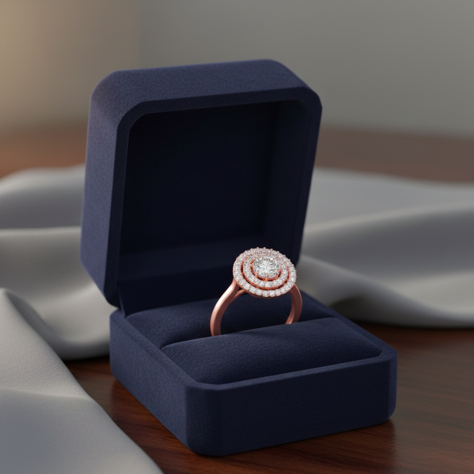 Divine Bloom Diamond Ladies Ring