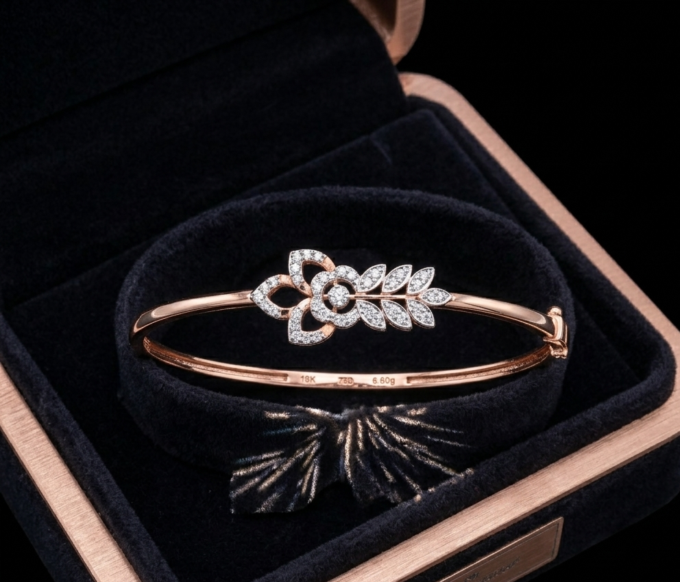 Diamond Oval Bracelet