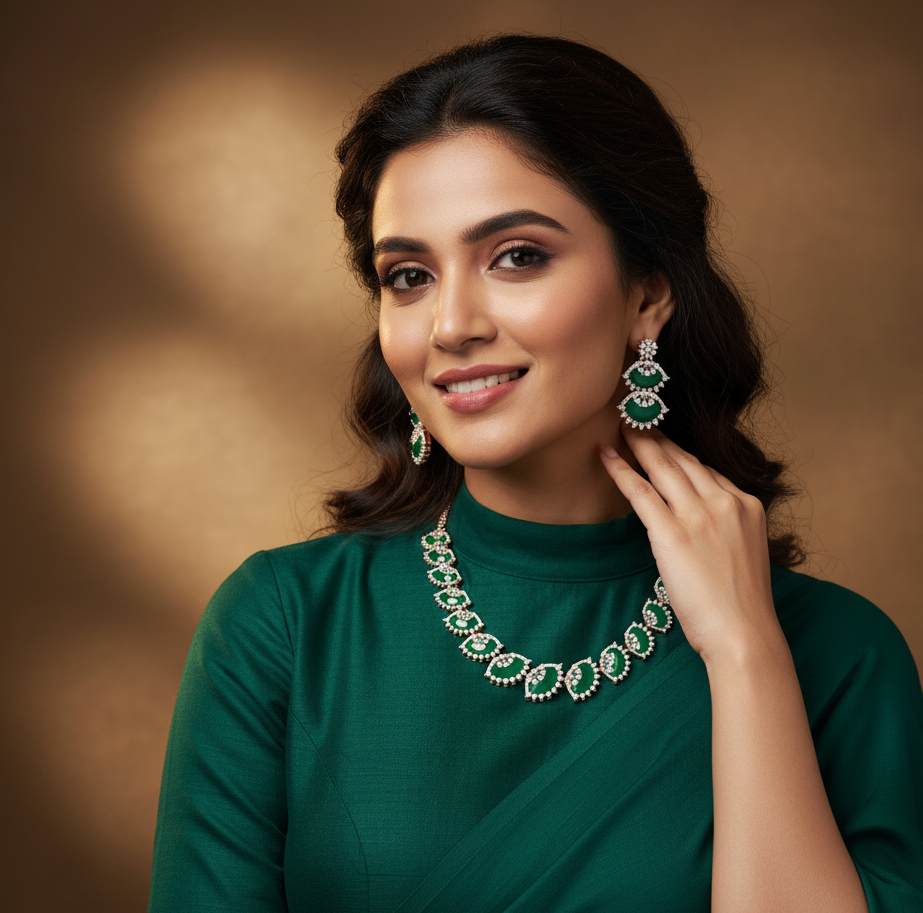 Supreme Bridal Diamond Necklace for Ceremonies
